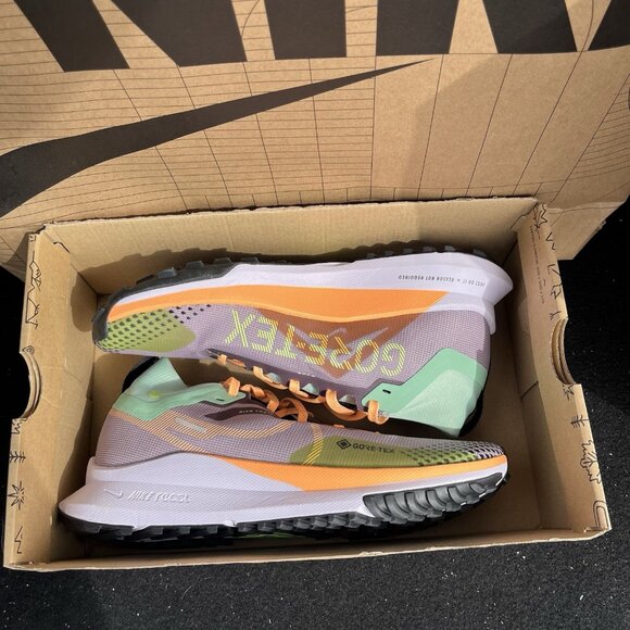 NEW Nike React Pegasus Trail 4 GTX V2 Purple Smoke HM9723-500 Women Size 6.5 - Picture 6 of 6